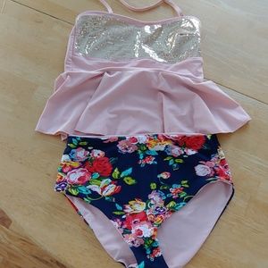High Waist Swim Suit